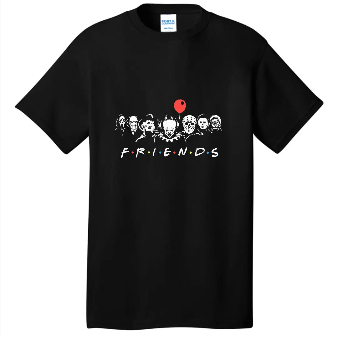 Camiseta Casual Estampada “Friends” – Corte Holgado.