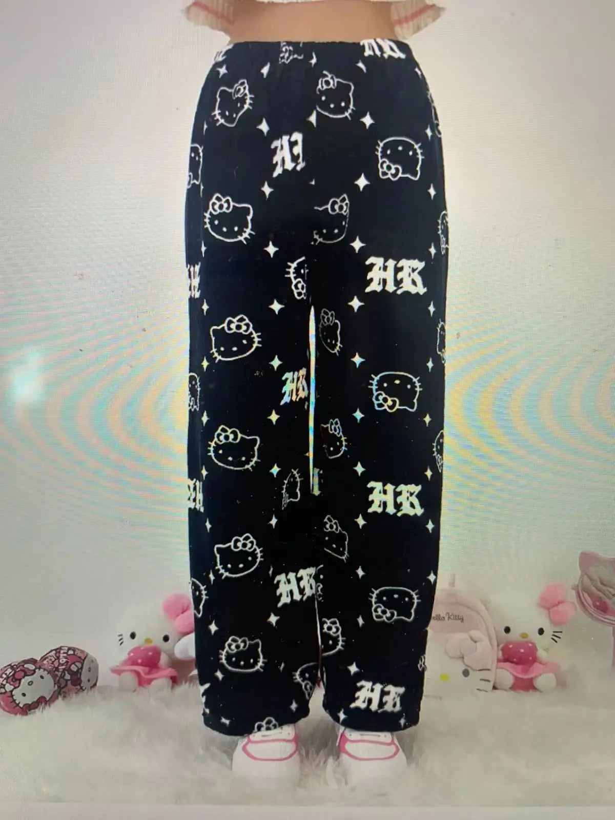 Pantalón de Pijama Suave Estilo Hello Kitty – Varios Colores y Estampados.