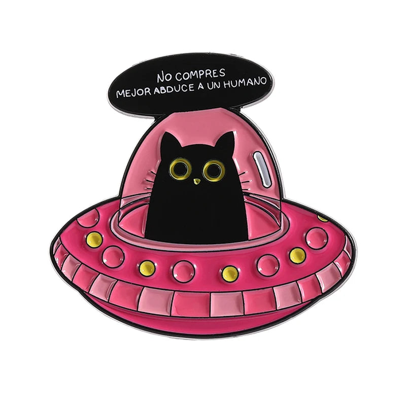 Pins de Esmalte de Gatos Punk – 31 Diseños para Mochilas y Ropa.