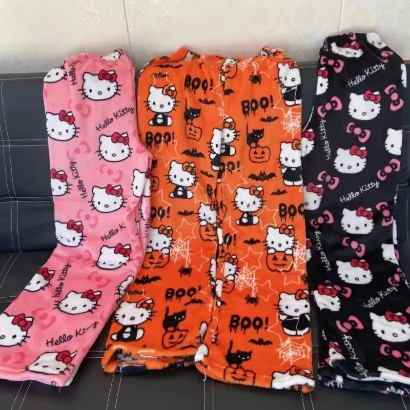 Pantalón de Pijama Suave Estilo Hello Kitty – Varios Colores y Estampados.