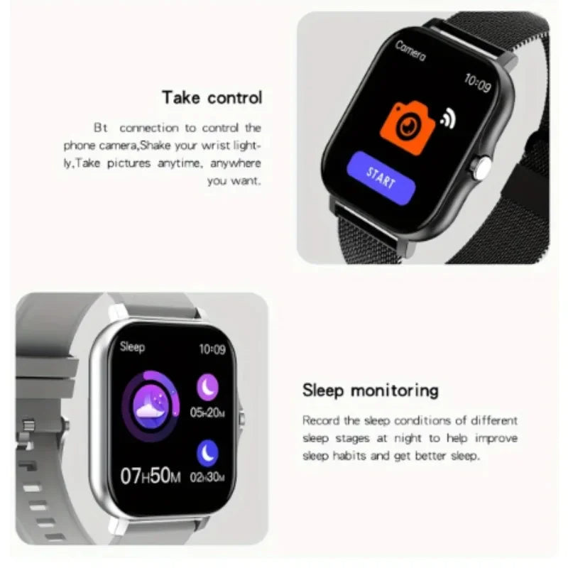 Reloj Inteligente Pantalla 1,44" Táctil con Llamadas Bluetooth.