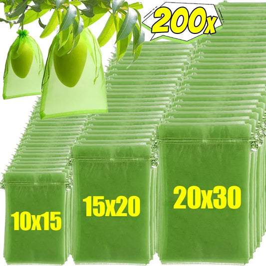 Bolsas de Protección para Frutas y Plantas – Malla Antipájaros.