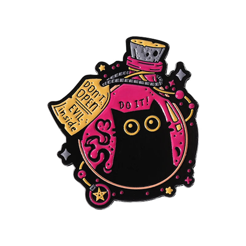 Pins de Esmalte de Gatos Punk – 31 Diseños para Mochilas y Ropa.