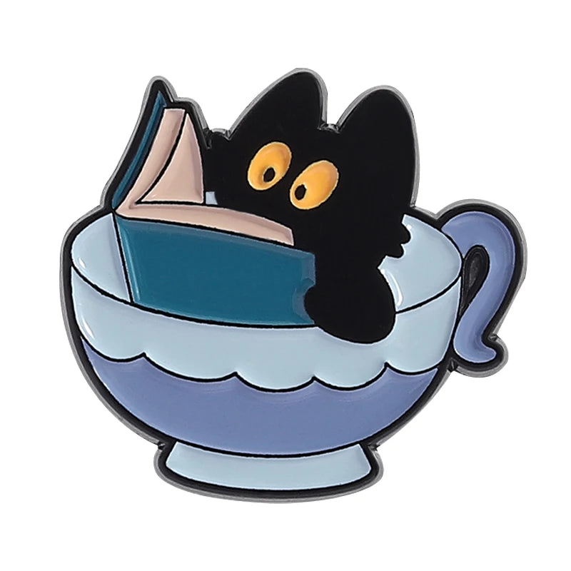 Pins de Esmalte de Gatos Punk – 31 Diseños para Mochilas y Ropa.