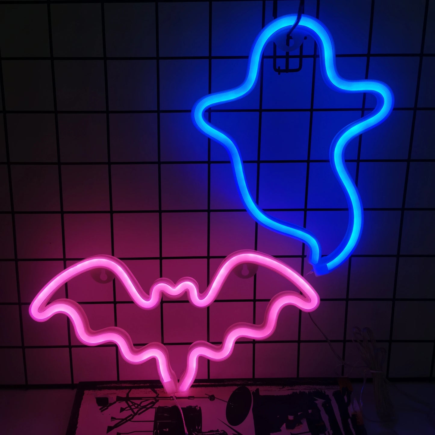 Neón LED Decorativo de Pared – Motivos Halloween.