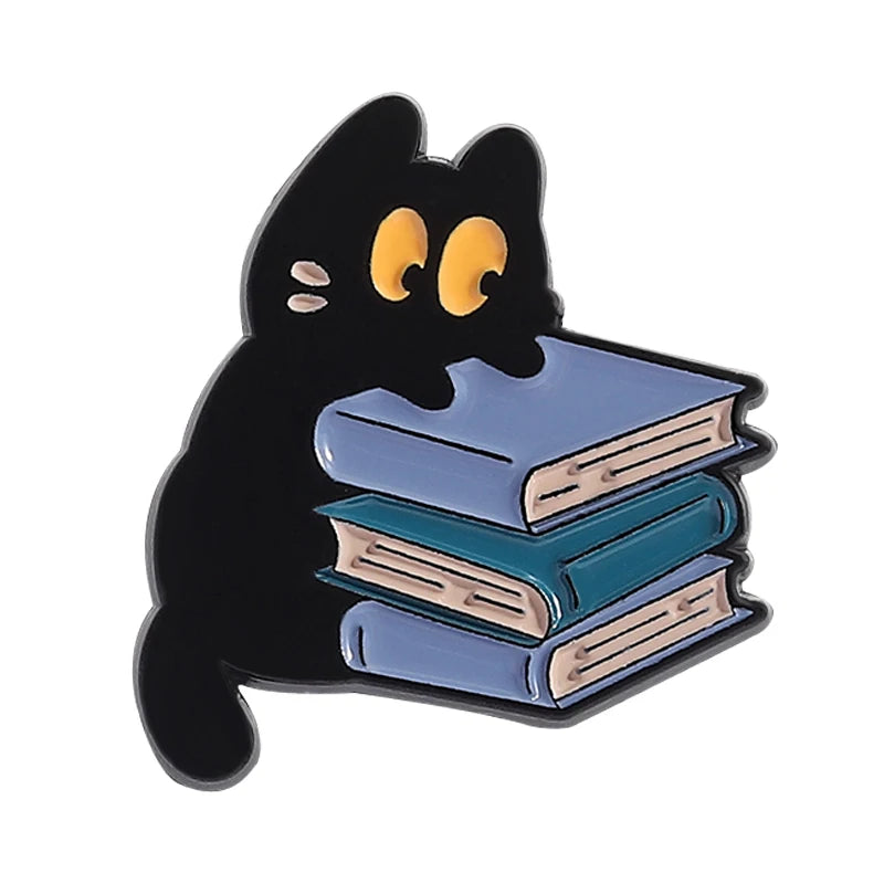 Pins de Esmalte de Gatos Punk – 31 Diseños para Mochilas y Ropa.