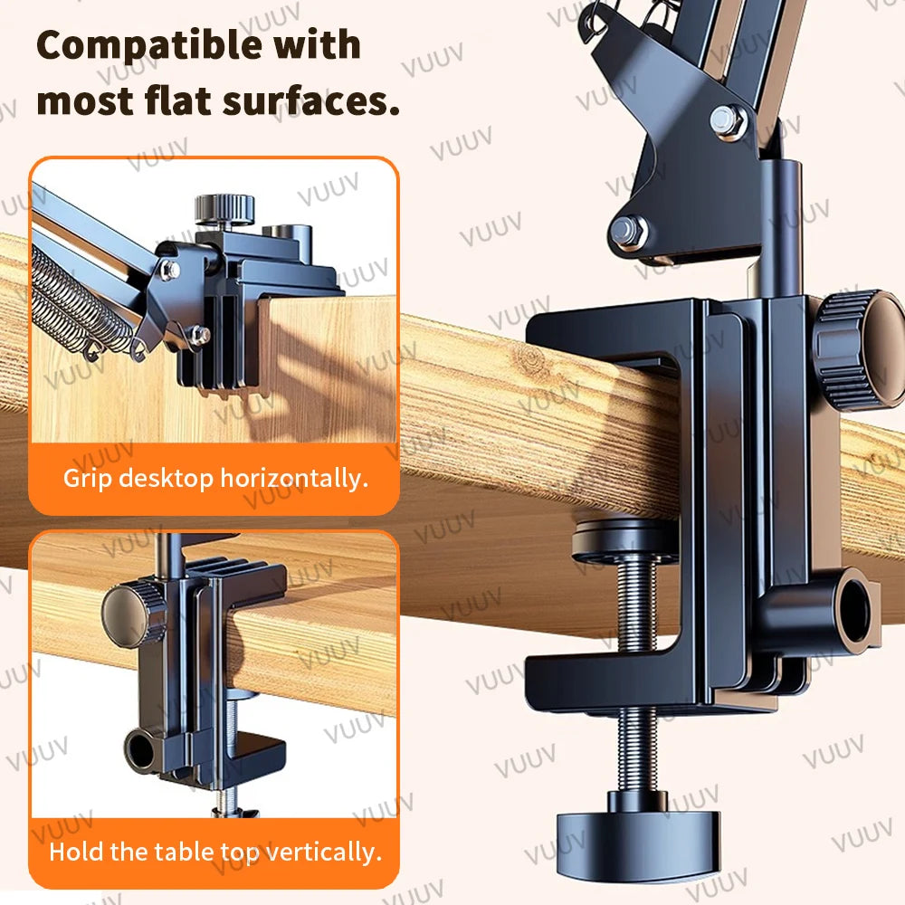 Soporte Ajustable para Tablet y Móvil 4,7"-12,9" con Brazo. Articulado.