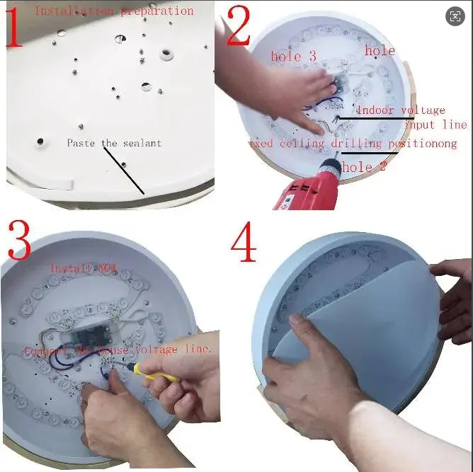 Lámpara de Techo LED Moderna para Dormitorio, Salón o Pasillo.