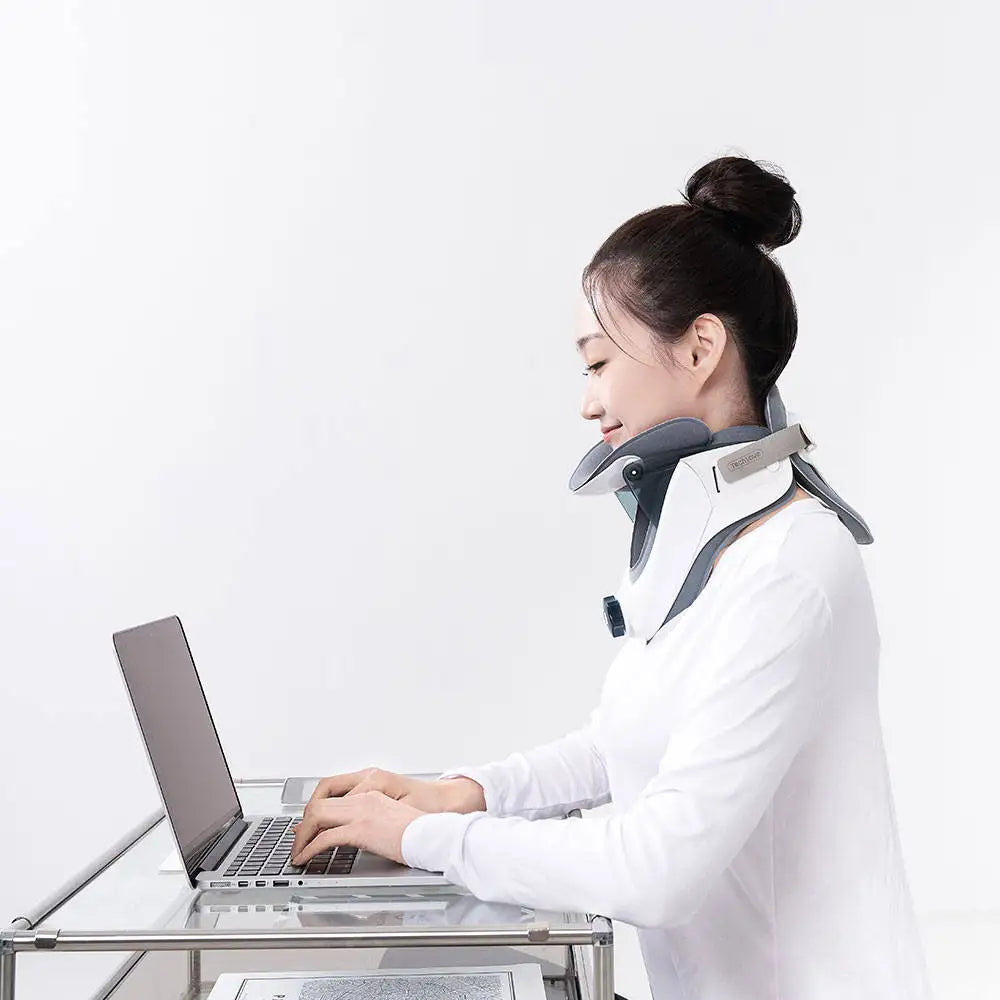 Collar Cervical Ergonómico Ajustable – Alivio del Dolor y Soporte para el Cuello.