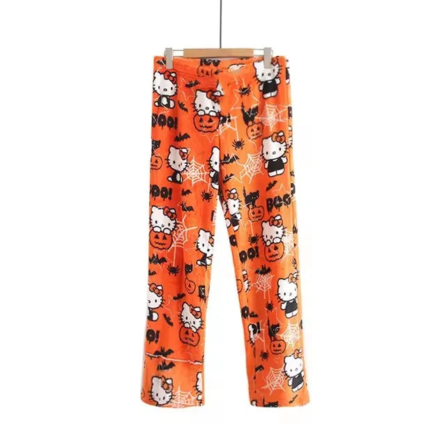Pantalón de Pijama Suave Estilo Hello Kitty – Varios Colores y Estampados.