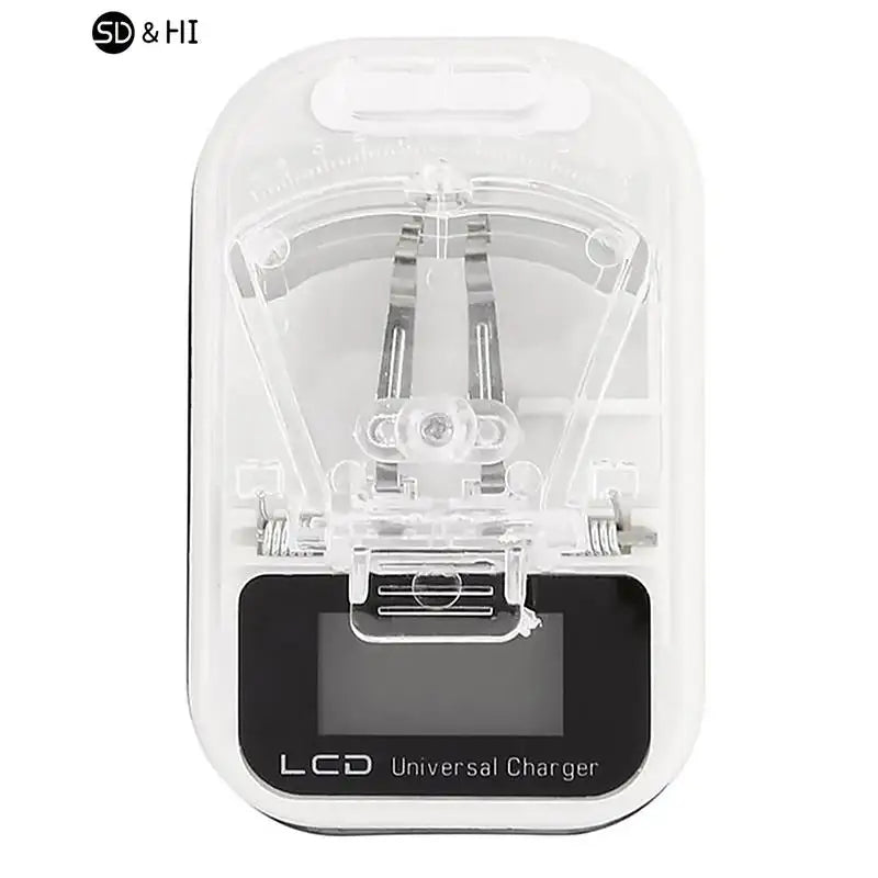 Cargador Universal de Baterías con LCD y USB.