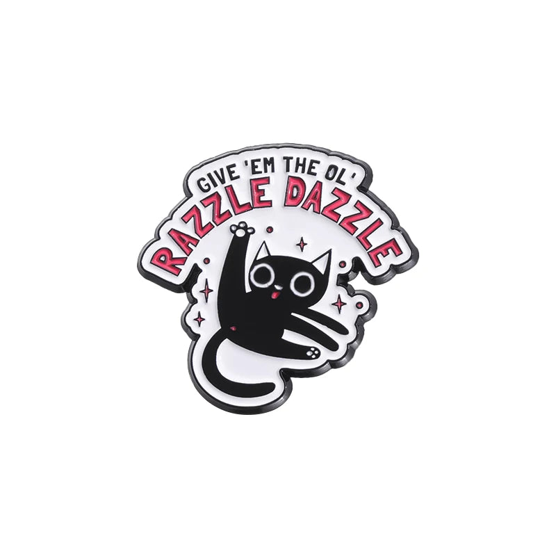 Pins de Esmalte de Gatos Punk – 31 Diseños para Mochilas y Ropa.
