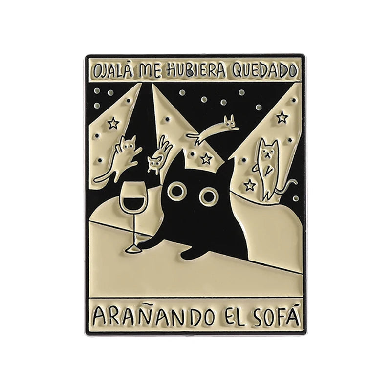 Pins de Esmalte de Gatos Punk – 31 Diseños para Mochilas y Ropa.