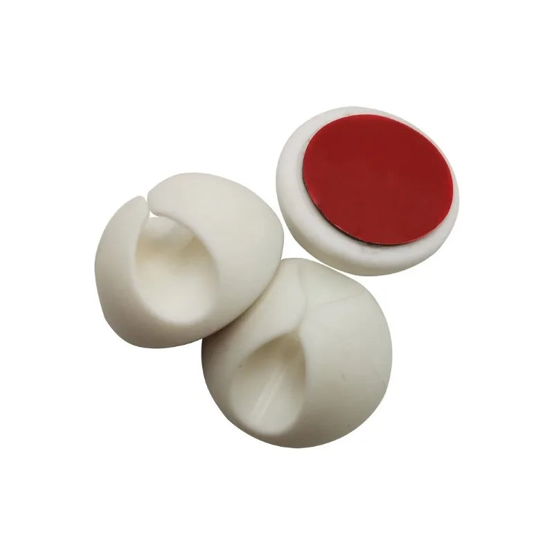 Set de 6 Clips Organizadores de Cables Adhesivos.