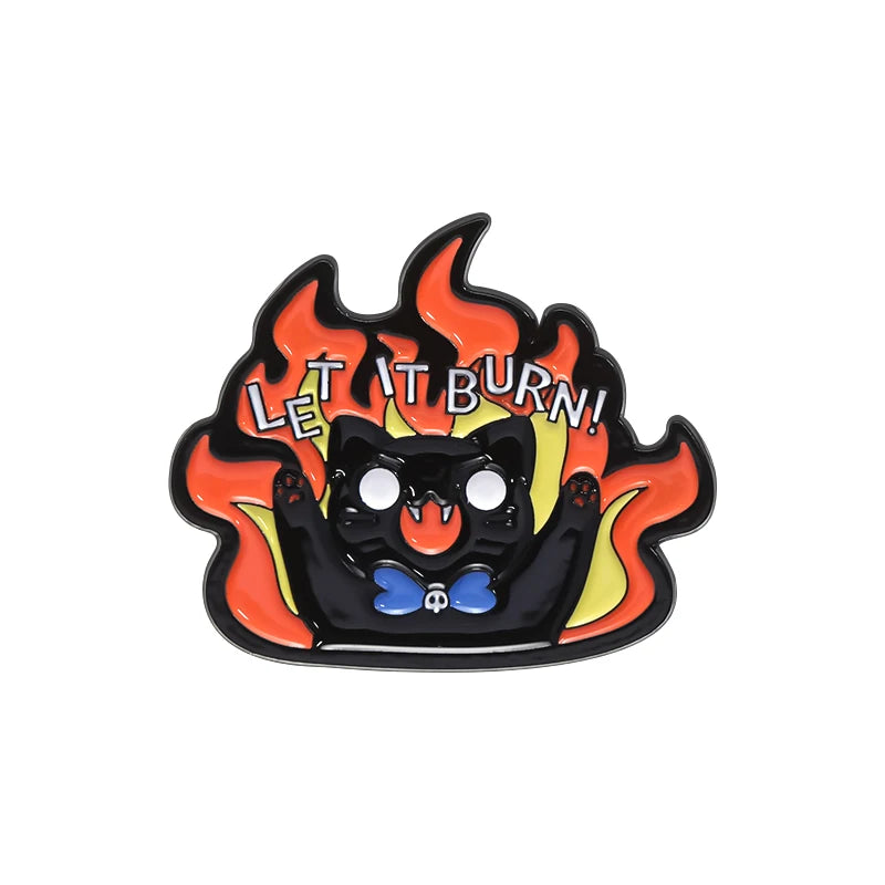 Pins de Esmalte de Gatos Punk – 31 Diseños para Mochilas y Ropa.