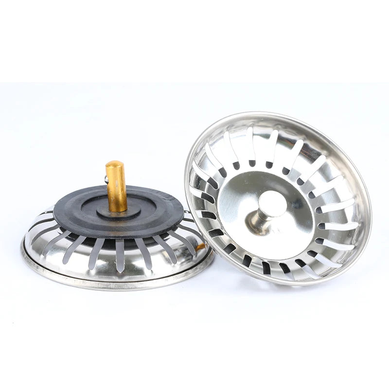 Tapón Colador para Fregadero 1/2 uds – Inox Antibloqueo.