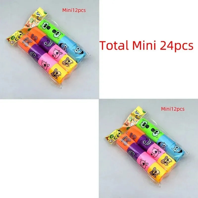 Mini Resortes Mágicos Arcoíris – Pack de 12/24.