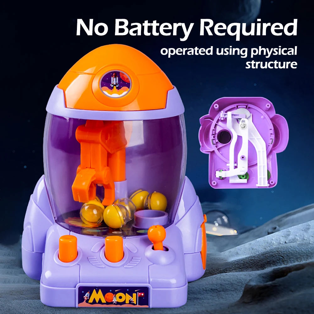 Mini Máquina de Garra Espacial – Juego de Pinza de Mesa.