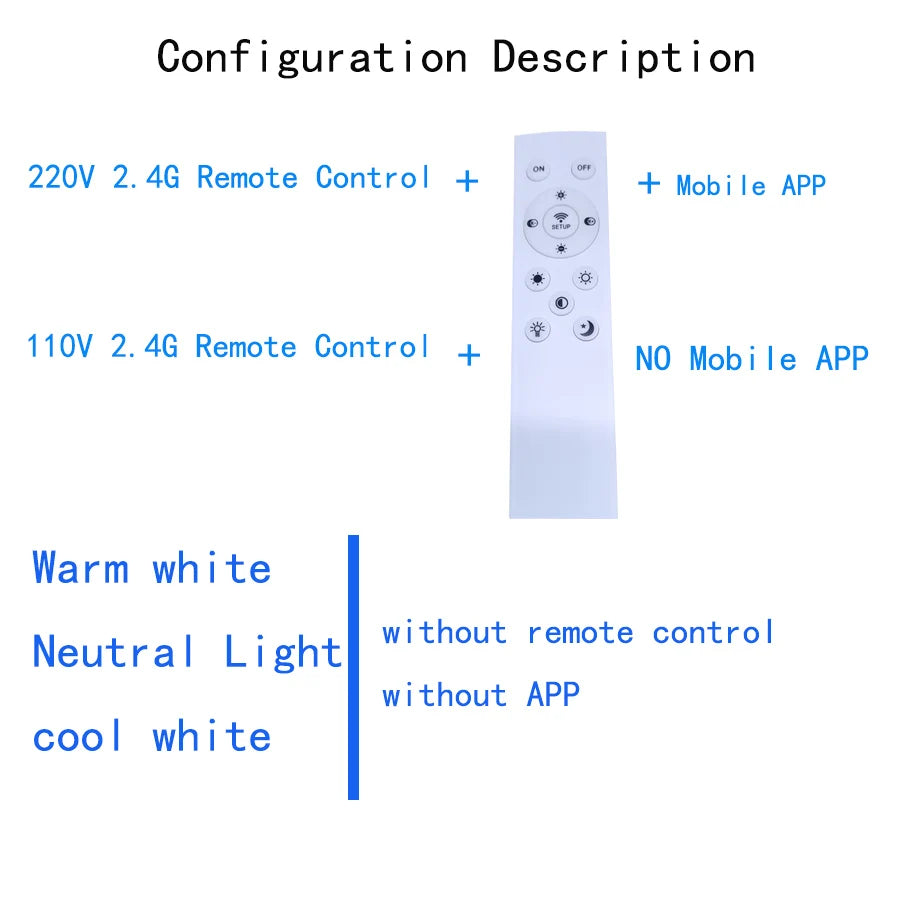 Lámpara de Techo LED Moderna para Dormitorio, Salón o Pasillo.