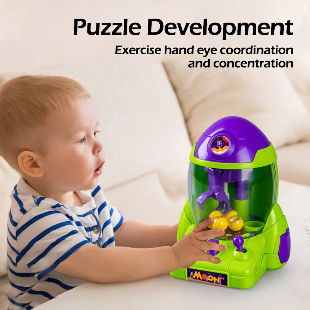 Mini Máquina de Garra Espacial – Juego de Pinza de Mesa.